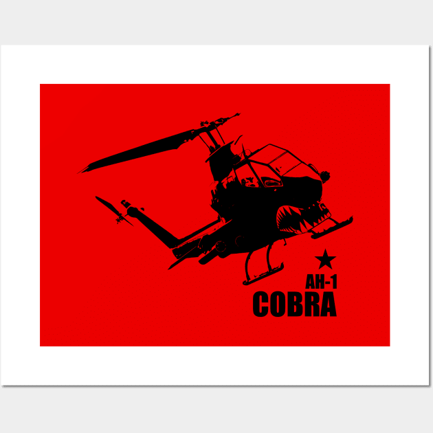 AH-1 Cobra Helicopter Gunship Wall Art by TCP